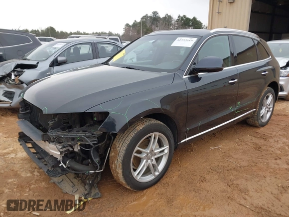 2017 Audi Q5 Premium with VIN WA1C2AFP5HA091896, listed as a IAAI auction lot 41553610 with 124,553 mi miles. Bid and sale history available at carsss.com. Image 17.