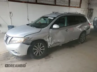 2013 Nissan Pathfinder SL z VIN 5N1AR2MM3DC637953, wystawiony jako Copart lot #56692295 z przebiegiem 117 141 mil mil oraz Szkoda całkowita • Salvage title. Historia ofert i sprzedaży dostępna na DreamBid. Obrazek 1.