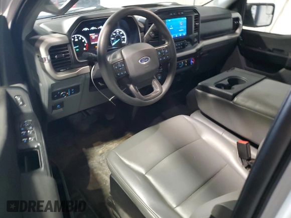 2021 Ford F-150 XL with VIN 1FTEX1CB2MKE72943, listed as a Copart auction lot 51618435 with 125,692 mi miles and Clean title. Bid and sale history available at DreamBid. Image 8.