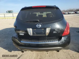 2006 Nissan Murano SL with VIN JN8AZ08W86W526213, listed as a Copart auction lot 85296834 with 202,884 mi miles and Salvage Title. Bid and sale history available at carsss.com. Image 6.