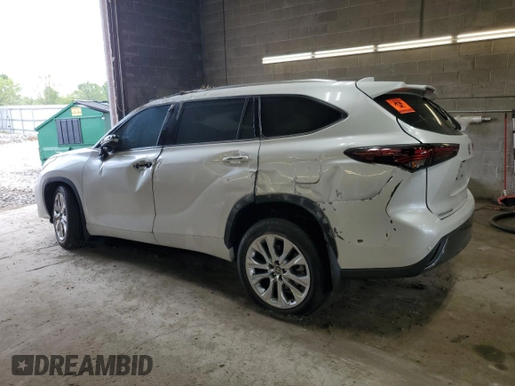 2024 Toyota Highlander LE with VIN 5TDKDRBH7RS547006, listed as a Copart auction lot 59846345 with Not provided miles and Salvage title. Bid and sale history available at DreamBid. Image 2.