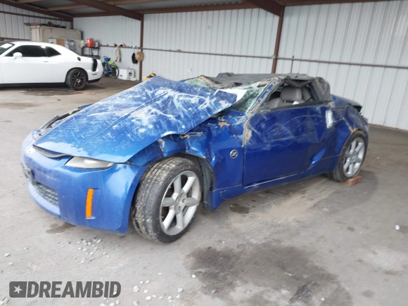 2005 Nissan 350Z Touring with VIN JN1AZ36A45M753058, listed as a IAAI auction lot 41563023 with 1 mi miles. Bid and sale history available at carsss.com. Image 17.