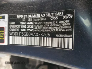 2010 Mercedes-Benz E 350 Luxury z VIN WDDHF5GB0AA078706, wystawiony jako Copart lot #49172915 z przebiegiem 208 869 mil mil oraz Szkoda całkowita • Salvage title. Historia ofert i sprzedaży dostępna na DreamBid. Obrazek 12.