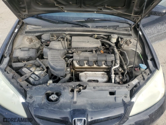2004 Honda Civic LX with VIN 2HGES16604H621016, listed as a Copart auction lot 47303005 with 195,038 mi miles and Clean Title. Bid and sale history available at carsss.com. Image 11.