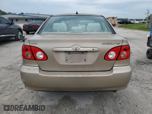 2006 Toyota Corolla CE with VIN 1NXBR32E26Z633427, listed as a Copart auction lot 56577035 with 132,629 mi miles and Clean Title. Bid and sale history available at DreamBid. Image 6.