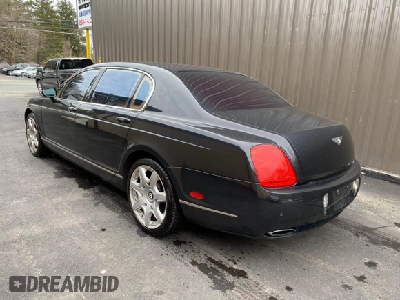 2008 Bentley Flying Spur with VIN SCBBR93W98C055885, listed as a Copart auction lot 81457494 with 81,286 mi miles and Clean Title. Bid and sale history available at DreamBid. Image 3.