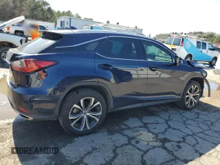 2022 Lexus RX with VIN 2T2HZMAAXNC222254, listed as a Copart auction lot 48071845 with 87,822 mi miles and Salvage Title. Bid and sale history available at carsss.com. Image 3.