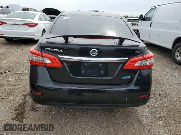 2013 Nissan Sentra S with VIN 3N1AB7APXDL690774, listed as a Copart auction lot 54633645 with 83,364 mi miles and Clean Title. Bid and sale history available at DreamBid. Image 6.