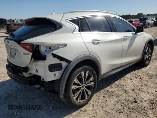 2017 Infiniti QX30 Luxury with VIN SJKCH5CR0HA034634, listed as a Copart auction lot 50168424 with 106,567 mi miles. Bid and sale history available at carsss.com. Image 3.