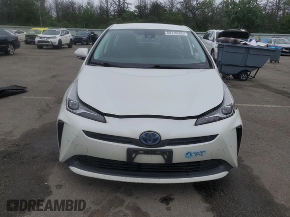 2019 Toyota Prius L Eco z VIN JTDKARFU4K3091067, wystawiony jako Copart lot #59710505 z przebiegiem 80 659 mil mil oraz Szkoda całkowita • Salvage title. Historia ofert i sprzedaży dostępna na DreamBid. Obrazek 5.