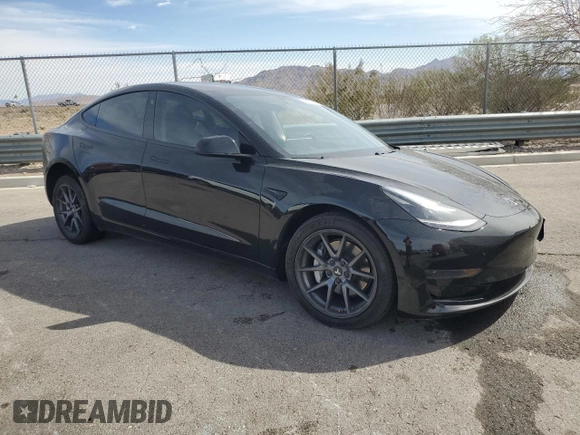 2021 Tesla Model 3 Standard Range Plus with VIN 5YJ3E1EA0MF997191, listed as a Copart auction lot 49659825 with 40,647 mi miles and Salvage Title. Bid and sale history available at DreamBid. Image 4.