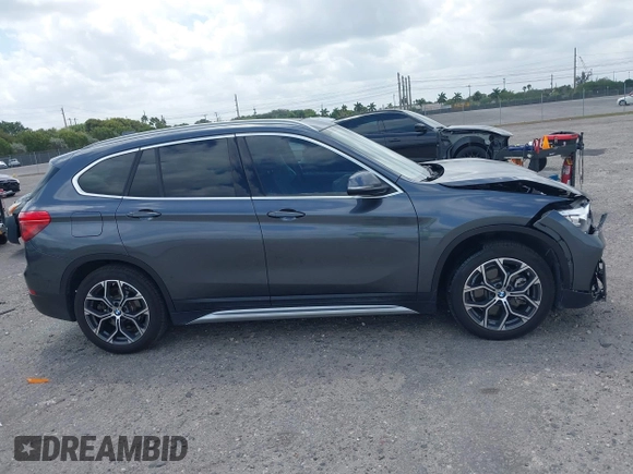 2022 BMW X1 sDrive28i with VIN WBXJG7C00N5U59675, listed as a IAAI auction lot 41915231 with 34,983 mi miles. Bid and sale history available at carsss.com. Image 13.