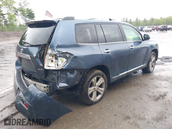 2012 Toyota Highlander Limited with VIN 5TDDK3EH8CS173407, listed as a IAAI auction lot 42327833 with 128,909 mi miles and . Bid and sale history available at DreamBid. Image 4.