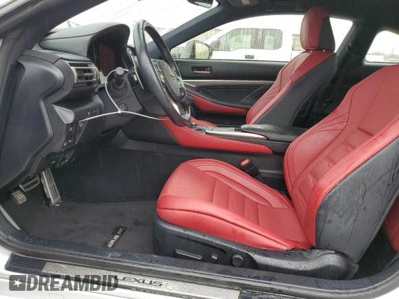 2020 Lexus RC 300 F Sport z VIN JTHGA5BC0L5010484, wystawiony jako Copart lot #82191544 z przebiegiem 39 411 mil mil oraz Szkoda całkowita • Salvage title. Historia ofert i sprzedaży dostępna na DreamBid. Obrazek 7.