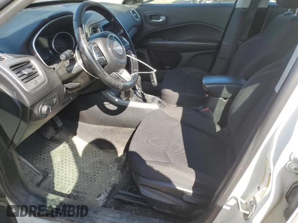 2018 Jeep Compass Sport with VIN 3C4NJCAB9JT411244, listed as a Copart auction lot 53242645 with 29,870 mi miles and Clean Title. Bid and sale history available at carsss.com. Image 7.