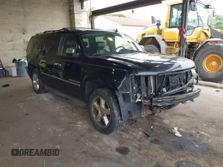 2010 Chevrolet Suburban LTZ with VIN 1GNUKKE3XAR253017, listed as a IAAI auction lot 42356620 with 261,335 mi miles and . Bid and sale history available at DreamBid. Image 1.