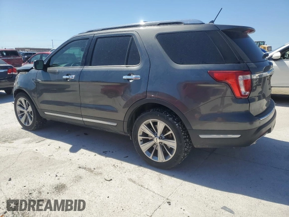 2018 Ford Explorer Limited with VIN 1FM5K7F82JGA26318, listed as a Copart auction lot 49865765 with 115,533 mi miles and Salvage Title. Bid and sale history available at carsss.com. Image 2.