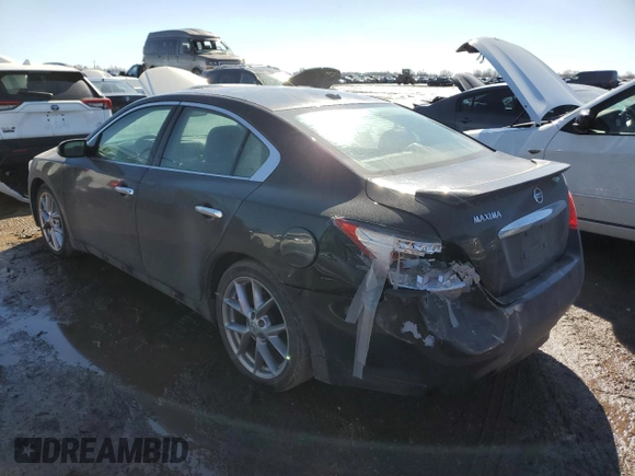 2010 Nissan Maxima 3.5 SV with VIN 1N4AA5AP8AC864052, listed as a Copart auction lot 45216005 with 106,163 mi miles and Salvage Title. Bid and sale history available at carsss.com. Image 2.