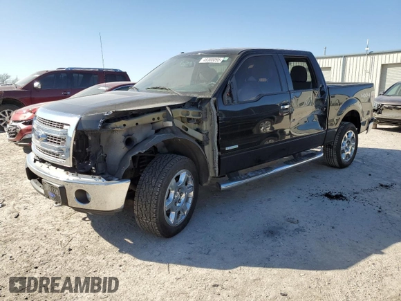 2013 Ford F-150 XL with VIN 1FTFW1ET5DKG08849, listed as a Copart auction lot 48300095 with 154,040 mi miles and Salvage Title. Bid and sale history available at carsss.com. Image 1.