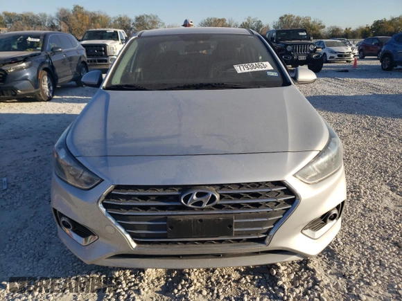 2019 Hyundai Accent SE with VIN 3KPC24A33KE040168, listed as a Copart auction lot 77938463 with 68,506 mi miles. Bid and sale history available at carsss.com. Image 5.