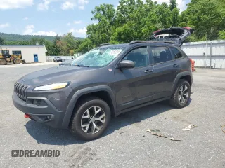 2017 Jeep Cherokee Trailhawk с VIN 1C4PJMBS2HW524373, выставлен на аукционе Copart как лот 62162765 с пробегом 67 429 миль миль и Списание • Salvage title. История ставок и продаж доступна на DreamBid. Изображение 1.