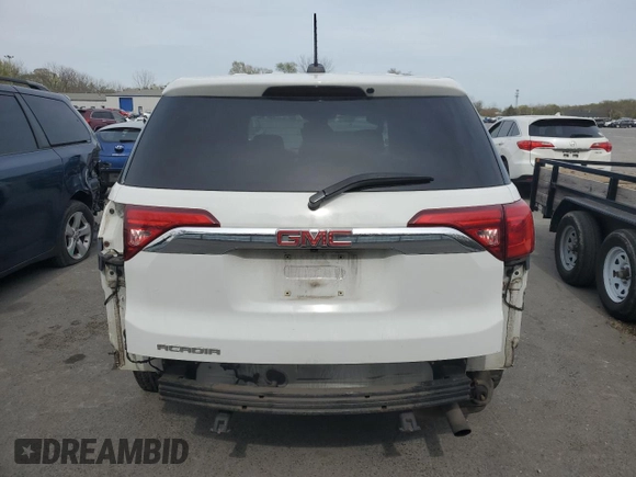 2018 GMC Acadia SLE z VIN 1GKKNKLA2JZ111600, wystawiony jako Copart lot #53423955 z przebiegiem 92 118 mil mil oraz Szkoda całkowita • Salvage title. Historia ofert i sprzedaży dostępna na DreamBid. Obrazek 6.
