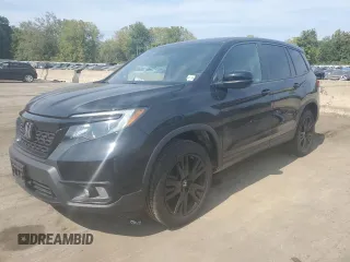 2021 Honda Passport Sport with VIN 5FNYF8H29MB004870, listed as a Copart auction lot 72014424 with 55,920 mi miles and Salvage Title. Bid and sale history available at carsss.com. Image 1.