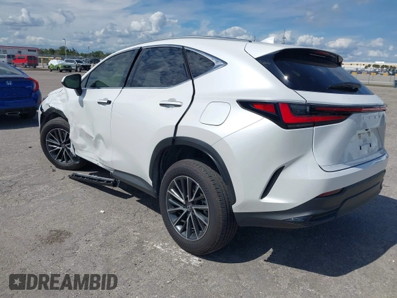 2024 Lexus NX 250 with VIN JTJADCAZ7R5022145, listed as a IAAI auction lot 41688698 with 5,699 mi miles and . Bid and sale history available at DreamBid. Image 3.