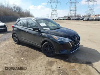 2023 Nissan Kicks SV with VIN 3N1CP5CV2PL474304, listed as a IAAI auction lot 41683188 with 41,733 mi miles. Bid and sale history available at carsss.com. Image 1.
