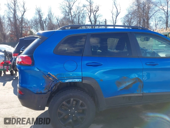 2018 Jeep Cherokee Trailhawk with VIN 1C4PJMBX7JD507453, listed as a IAAI auction lot 41464420 with 100,369 mi miles and . Bid and sale history available at DreamBid. Image 6.