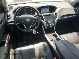 2016 Acura TLX Technology with VIN 19UUB2F58GA003079, listed as a Copart auction lot 55555105 with 148,295 mi miles and Salvage title. Bid and sale history available at DreamBid. Image 8.