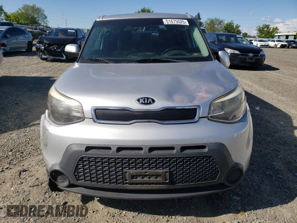 2015 Kia Soul with VIN KNDJN2A26F7812453, listed as a Copart auction lot 51675525 with 42,676 mi miles and Salvage Title. Bid and sale history available at carsss.com. Image 5.
