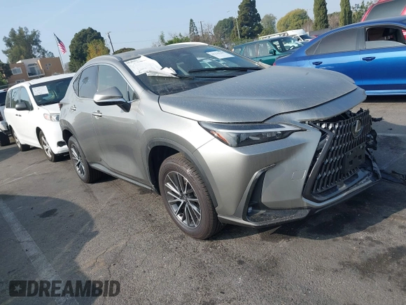 2024 Lexus NX 250 with VIN JTJADCAZ9R2012153, listed as a IAAI auction lot 41223362 with 10,031 mi miles and . Bid and sale history available at DreamBid. Image 1.