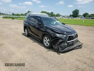 2020 Toyota Highlander L with VIN 5TDCZRBH3LS001963, listed as a Copart auction lot 64033055 with 44,918 mi miles and Salvage title. Bid and sale history available at DreamBid. Image 14.