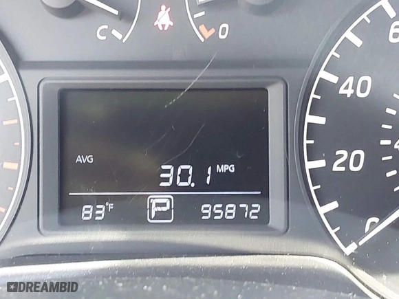2017 Nissan Sentra SV with VIN 3N1AB7AP5HY324665, listed as a IAAI auction lot 41883100 with 95,872 mi miles. Bid and sale history available at carsss.com. Image 15.