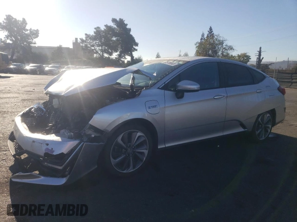 2018 Honda Clarity Plug-In Hybrid Touring with VIN JHMZC5F35JC012477, listed as a Copart auction lot 75708683 with 67,360 mi miles and Salvage Title. Bid and sale history available at carsss.com. Image 1.