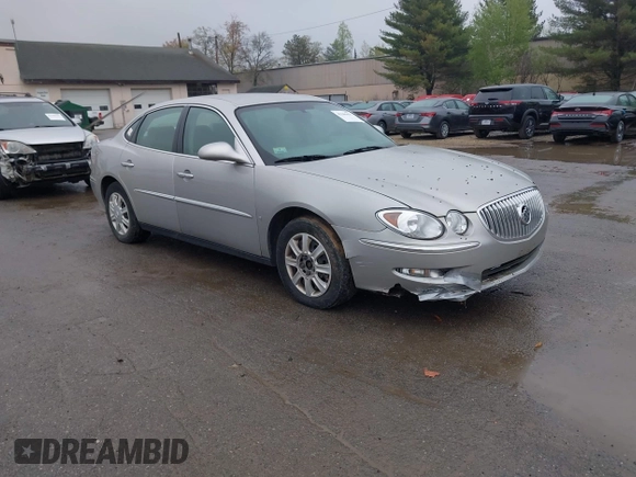 2008 Buick LaCrosse CX with VIN 2G4WC582981203100, listed as a IAAI auction lot 42186417 with 162,361 mi miles. Bid and sale history available at carsss.com. Image 1.