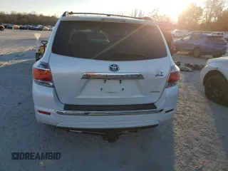 2012 Toyota Highlander Hybrid Limited with VIN JTEDC3EH8C2008554, listed as a Copart auction lot 83476734 with 121,993 mi miles and Salvage Title. Bid and sale history available at carsss.com. Image 6.