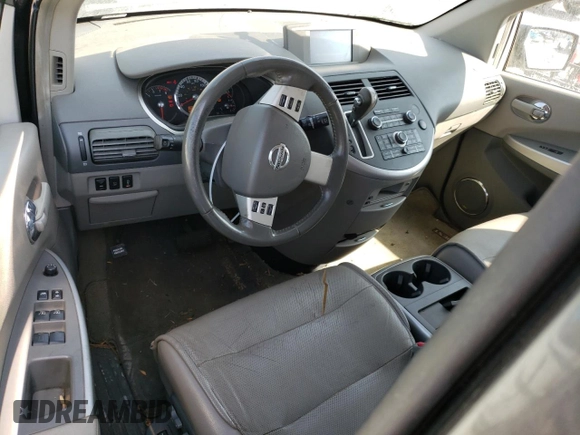 2008 Nissan Quest with VIN 5N1BV28U88N104890, listed as a Copart auction lot 74209344 with 250,748 mi miles and Salvage Title. Bid and sale history available at carsss.com. Image 8.