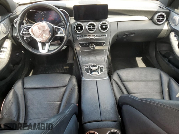 2021 Mercedes-Benz C 300 with VIN W1KWF8DB1MR623993, listed as a Copart auction lot 56164565 with 43,011 mi miles and Salvage title. Bid and sale history available at DreamBid. Image 8.