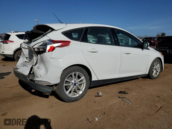 2017 Ford Focus SE with VIN 1FADP3K24HL247048, listed as a Copart auction lot 52564945 with 128,762 mi miles and Salvage Title. Bid and sale history available at carsss.com. Image 3.