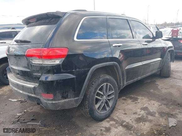 2017 Jeep Grand Cherokee Limited with VIN 1C4RJFBG3HC902184, listed as a IAAI auction lot 41441238 with 87,840 mi miles. Bid and sale history available at carsss.com. Image 4.