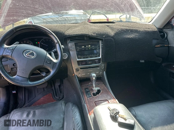 2006 Lexus IS 250 with VIN JTHCK262762007289, listed as a Copart auction lot 87474844 with 106,668 mi miles and Clean Title. Bid and sale history available at DreamBid. Image 9.