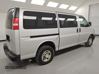 2018 Chevrolet Express Cargo with VIN 1GCWGAFG2J1309593, listed as a Copart auction lot 53824995 with 244,641 mi miles and Clean Title. Bid and sale history available at DreamBid. Image 3.