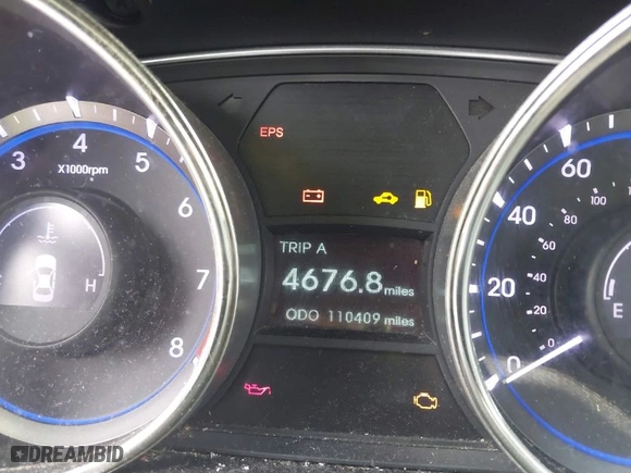 2012 Hyundai Sonata 2.0T SE with VIN 5NPEC4AB9CH369984, listed as a IAAI auction lot 42087247 with 110,409 mi miles. Bid and sale history available at carsss.com. Image 7.