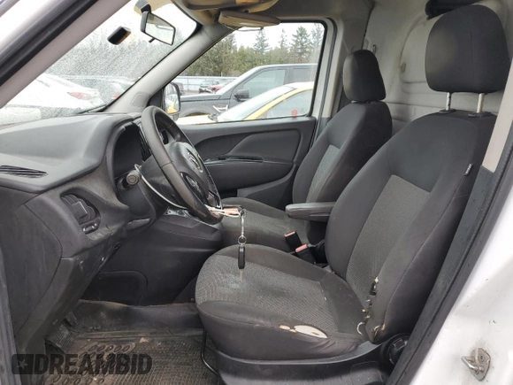 2015 Ram ProMaster City Cargo with VIN ZFBERFCT7F6A09438, listed as a Copart auction lot 52624485 with 327,533 mi miles and Salvage Title. Bid and sale history available at DreamBid. Image 7.