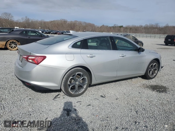 2020 Chevrolet Malibu LT with VIN 1G1ZD5ST2LF125592, listed as a Copart auction lot 46145835 with 76,616 mi miles and Salvage Title. Bid and sale history available at carsss.com. Image 3.