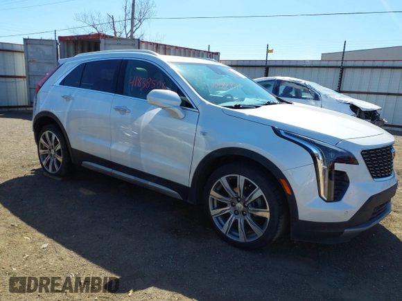 2020 Cadillac XT4 FWD Premium Luxury with VIN 1GYFZCR41LF115094, listed as a IAAI auction lot 41838506 with 70,153 mi miles and . Bid and sale history available at carsss.com. Image 1.