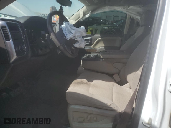 2017 Chevrolet Silverado 1500 LT with VIN 3GCPCREC4HG129055, listed as a Copart auction lot 50312855 with 121,334 mi miles and Salvage Title. Bid and sale history available at carsss.com. Image 7.