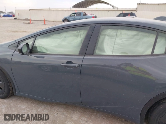 2024 Toyota Prius LE with VIN JTDACAAUXR3020786, listed as a IAAI auction lot 42113603 with 27,630 mi miles. Bid and sale history available at carsss.com. Image 14.